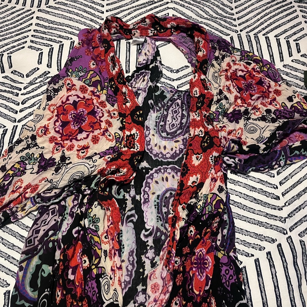 Free People flutter sleeve Kimono